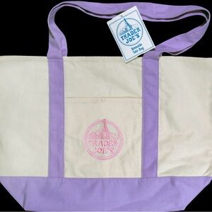Lavender & Cream Reusable Tote Bag
